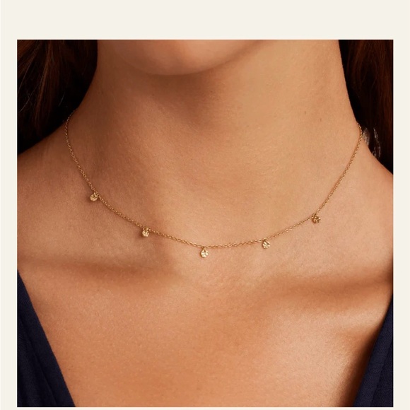Gorjana Jewelry - Gorjana 5 Disc Gold Necklace